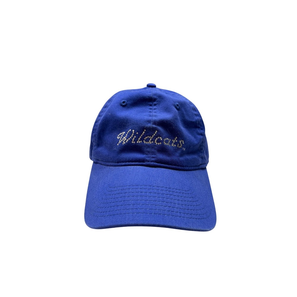 Starter Wildcats Baseball Cap Unisex Blue Rhinestone Embroidered OSFA